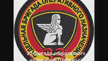 33 отдельная бригада оперативного назначения шеврон в/ч 3526 Росгвардия (Лебяжье)